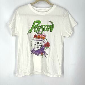 Daydreamer Poison Band Tee Sample Piece White Small NWOT